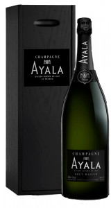 Ayala Brut Majeur Champagne 3 liter Jeroboam in houten kist