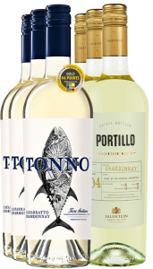 3+3 Portillo Chardonnay & Tonno Cat. Chardonnay proefpakket